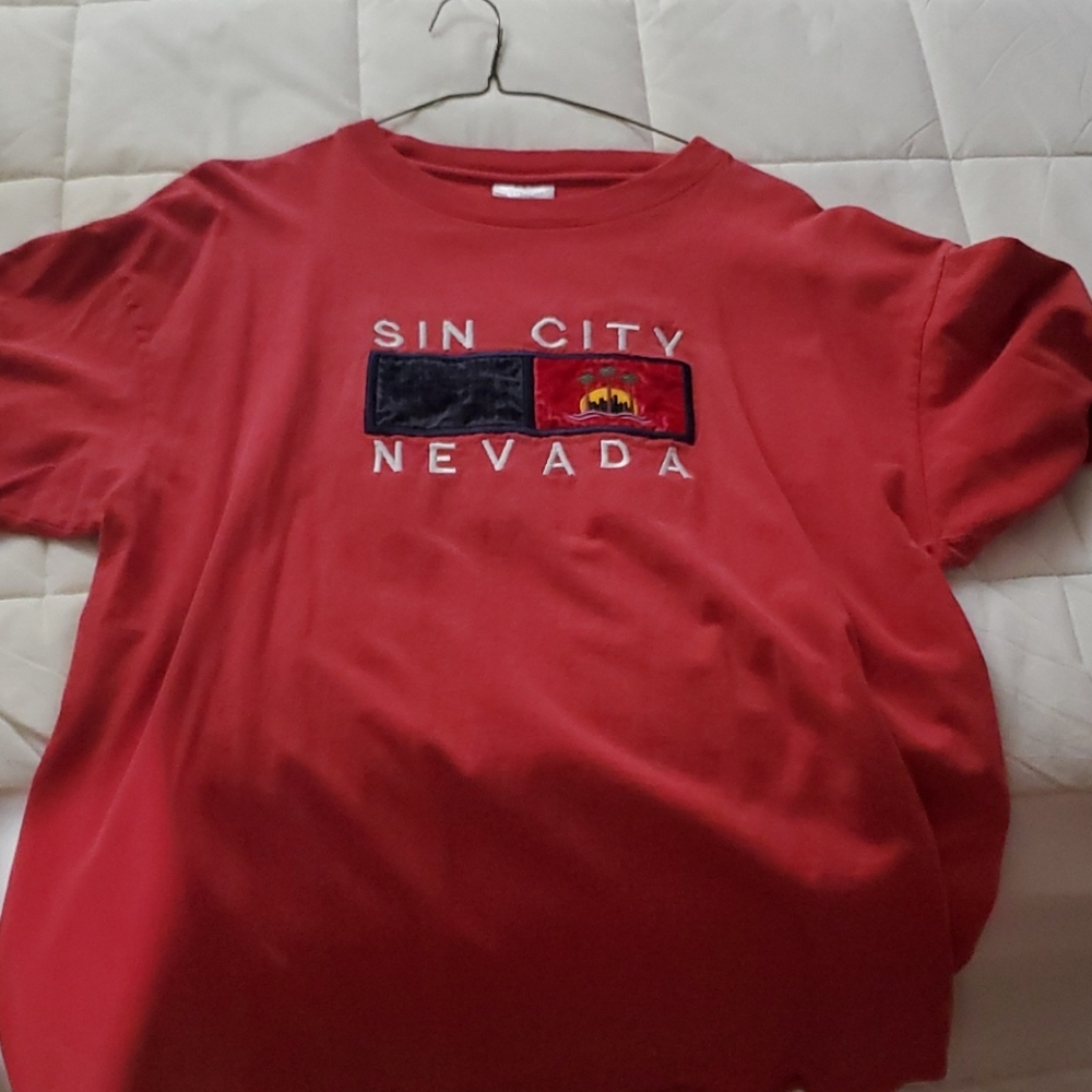 Cotton Heritage XL Sin City Nevada T-shirt